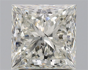 Foto Diamante Natural 2.50 quilates, Princesa , Color J, claridad SI2 y certificado GIA de