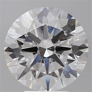 Picture of Lab Grown Diamond 5.09 Carats, Round with Ideal Cut, E Color, VS2 Clarity and Certified by IGI