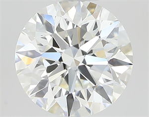Picture of Natural Diamond 0.70 Carats, Round with Excellent Cut, I Color, VVS1 Clarity and Certified by GIA