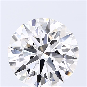 Picture of Lab Grown Diamond 3.13 Carats, Round with Excellent Cut, F Color, VS1 Clarity and Certified by GIA