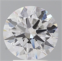 Lab Grown Diamond 3.10 Carats, Round with Ideal Cut, E Color, VVS2 Clarity and Certified by IGI