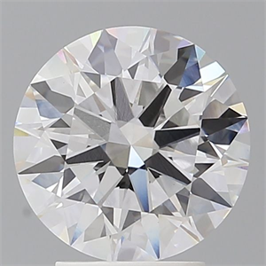 Picture of Lab Grown Diamond 3.10 Carats, Round with Ideal Cut, E Color, VVS2 Clarity and Certified by IGI