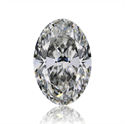 Natural Diamond 2.20 Carats, Oval with  Cut, F Color, VS1 Clarity and Certified by GIA