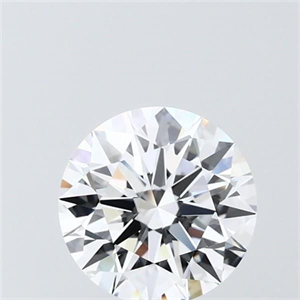 Picture of Lab Grown Diamond 1.55 Carats, Round with Ideal Cut, D Color, VVS2 Clarity and Certified by IGI
