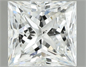 Natural Diamond 1.00 Carats, Princess with  Cut, H Color, SI2 Clarity and Certified by GIA