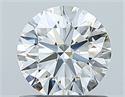 Natural Diamond 0.78 Carats, Round with Excellent Cut, I Color, VVS2 Clarity and Certified by GIA