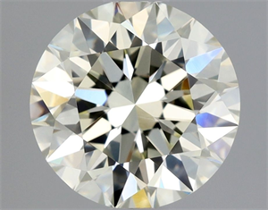 Picture of Natural Diamond 1.00 Carats, Round with Excellent Cut, N Color, VVS2 Clarity and Certified by GIA