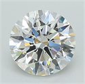 Lab Grown Diamond 1.35 Carats, Round with Ideal Cut, D Color, VS2 Clarity and Certified by IGI