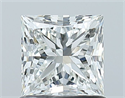 Natural Diamond 1.00 Carats, Princess with  Cut, I Color, VS1 Clarity and Certified by GIA