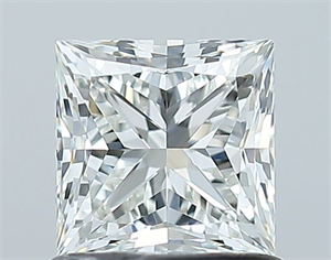 Picture of Natural Diamond 1.00 Carats, Princess with  Cut, I Color, VS1 Clarity and Certified by GIA