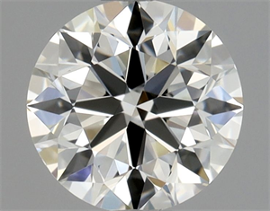 Picture of Natural Diamond 0.70 Carats, Round with Excellent Cut, J Color, VVS2 Clarity and Certified by GIA
