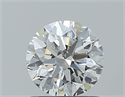 Natural Diamond 0.90 Carats, Round with Excellent Cut, F Color, SI1 Clarity and Certified by GIA