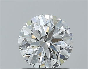 Picture of Natural Diamond 0.90 Carats, Round with Excellent Cut, F Color, SI1 Clarity and Certified by GIA