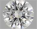 Natural Diamond 0.51 Carats, Round with Excellent Cut, H Color, VVS1 Clarity and Certified by GIA