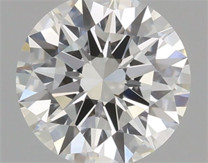 Picture of Natural Diamond 0.51 Carats, Round with Excellent Cut, H Color, VVS1 Clarity and Certified by GIA