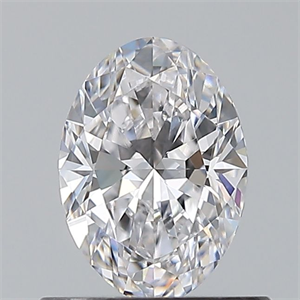 Picture of Natural Diamond 0.60 Carats, Oval with  Cut, D Color, VVS1 Clarity and Certified by GIA