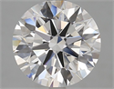 Lab Grown Diamond 3.08 Carats, Round with Excellent Cut, D Color, VVS1 Clarity and Certified by GIA