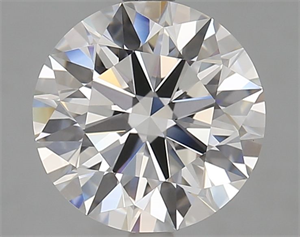 Picture of Lab Grown Diamond 3.08 Carats, Round with Excellent Cut, D Color, VVS1 Clarity and Certified by GIA