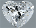 Natural Diamond 0.51 Carats, Heart with  Cut, G Color, SI1 Clarity and Certified by GIA