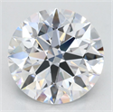 Lab Grown Diamond 4.13 Carats, Round with Excellent Cut, D Color, VVS1 Clarity and Certified by GIA