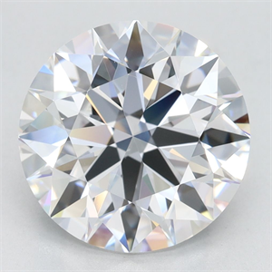 Picture of Lab Grown Diamond 4.13 Carats, Round with Excellent Cut, D Color, VVS1 Clarity and Certified by GIA