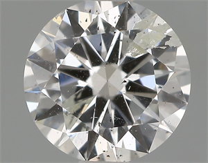 Picture of Natural Diamond 0.80 Carats, Round with Excellent Cut, E Color, I1 Clarity and Certified by IGI