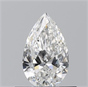Diamante Natural 0.51 quilates, De pera , Color F, claridad VVS1 y certificado GIA