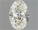 Natural Diamond 0.90 Carats, Oval with  Cut, I Color, VS2 Clarity and Certified by GIA