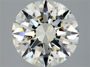 Picture of Natural Diamond 3.01 Carats, Round with Excellent Cut, L Color, SI1 Clarity and Certified by GIA
