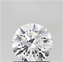 Lab Grown Diamond 1.05 Carats, Round with Ideal Cut, D Color, VVS2 Clarity and Certified by IGI