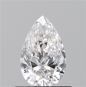 Foto Diamante Natural 0.50 quilates, De pera , Color E, claridad VVS2 y certificado GIA de