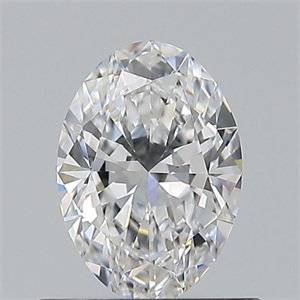 Picture of Natural Diamond 0.60 Carats, Oval with  Cut, E Color, VVS2 Clarity and Certified by GIA