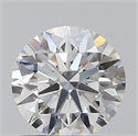 Natural Diamond 0.90 Carats, Round with Excellent Cut, H Color, SI2 Clarity and Certified by GIA