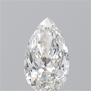 Picture of Natural Diamond 0.52 Carats, Pear with  Cut, G Color, VVS2 Clarity and Certified by GIA
