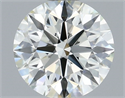 Diamante Natural 0.51 quilates, Redondo , Color J, claridad IF y certificado IGI