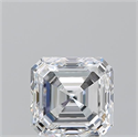 Natural Diamond 1.70 Carats, Asscher with  Cut, F Color, VS1 Clarity and Certified by GIA