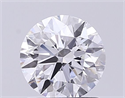 Lab Grown Diamond 1.02 Carats, Round with Ideal Cut, D Color, IF Clarity and Certified by IGI