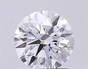 Picture of Lab Grown Diamond 1.02 Carats, Round with Ideal Cut, D Color, IF Clarity and Certified by IGI