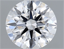 Lab Grown Diamond 1.05 Carats, Round with Ideal Cut, D Color, VS1 Clarity and Certified by IGI
