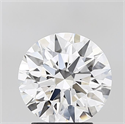 Del inventario de diamantes de laboratorio, 2.86 quilates, Redondo , Color E, claridad VVS2 y certificado IGI