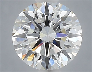 Picture of Lab Grown Diamond 1.04 Carats, Round with Ideal Cut, E Color, VVS2 Clarity and Certified by IGI