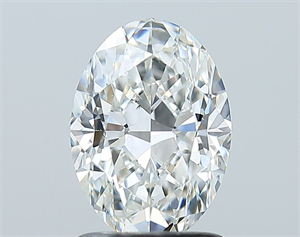 Picture of Natural Diamond 1.40 Carats, Oval with  Cut, F Color, SI1 Clarity and Certified by GIA