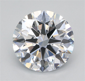 Picture of Lab Grown Diamond 3.23 Carats, Round with Ideal Cut, E Color, VVS2 Clarity and Certified by IGI