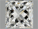 Natural Diamond 1.90 Carats, Princess with  Cut, H Color, VS2 Clarity and Certified by GIA