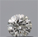 Natural Diamond 0.41 Carats, Round with Excellent Cut, H Color, VVS2 Clarity and Certified by IGI