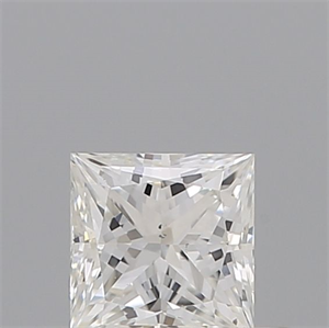 Picture of Natural Diamond 0.35 Carats, Princess with  Cut, G Color, SI1 Clarity and Certified by GIA