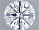 Lab Grown Diamond 2.50 Carats, Round with Ideal Cut, D Color, VVS2 Clarity and Certified by IGI