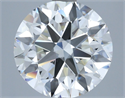 Natural Diamond 4.63 Carats, Round with Excellent Cut, H Color, VS1 Clarity and Certified by IGI