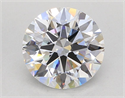 Lab Grown Diamond 3.04 Carats, Round with Ideal Cut, E Color, VVS2 Clarity and Certified by IGI