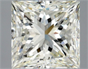 Diamante Natural 3.02 quilates, Princesa , Color K, claridad SI1 y certificado GIA